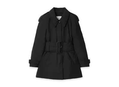 Burberry Women's Belted Berryhill Padded Car Coat "Black"