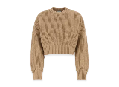 Bottega Veneta Women's Camel Wool Blend Sweater "Camel"