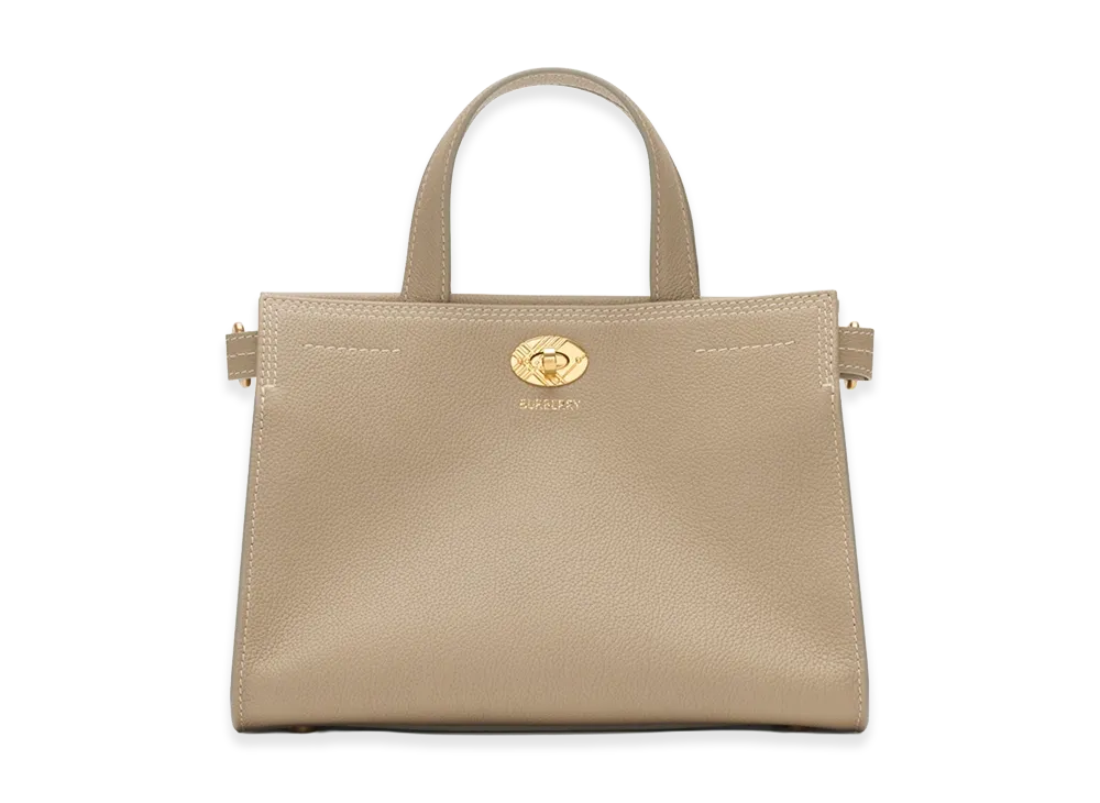 Burberry Women's Mini Cotswolds Tote "Mushroom Beige"