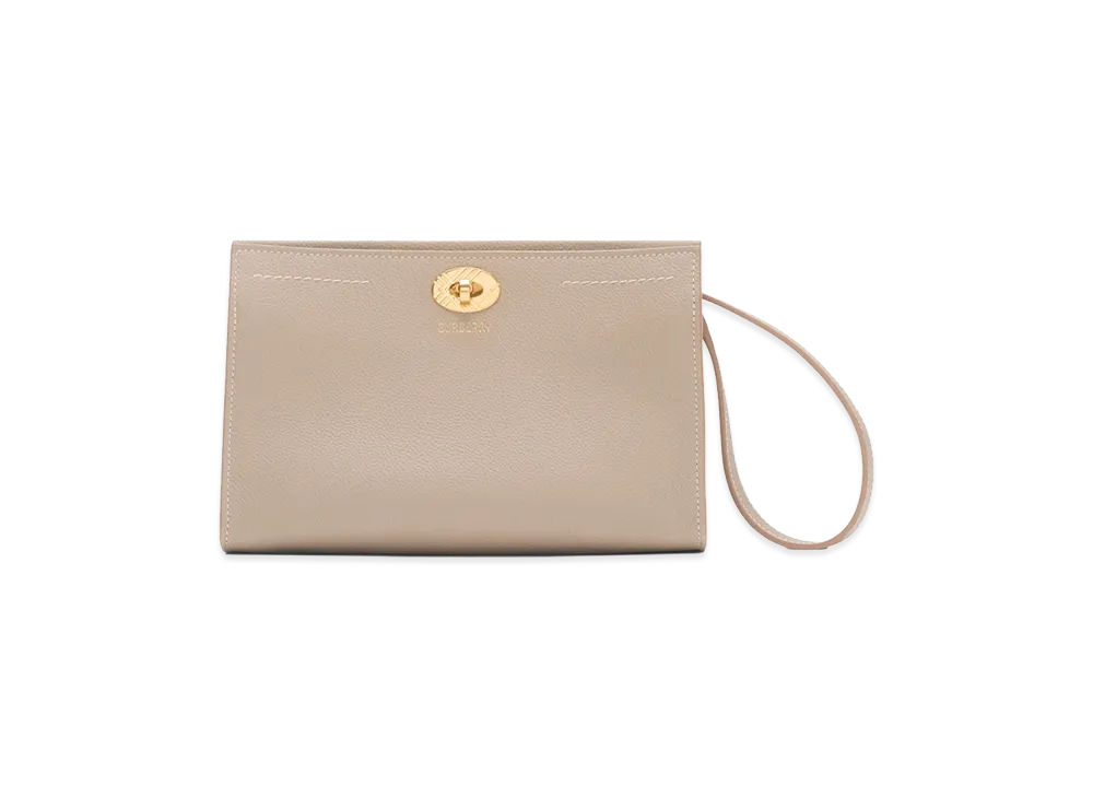 Burberry Women's Cotswolds Pouch "Mushroom Beige"