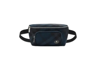 Burberry Grid Belt Bag "Navy"