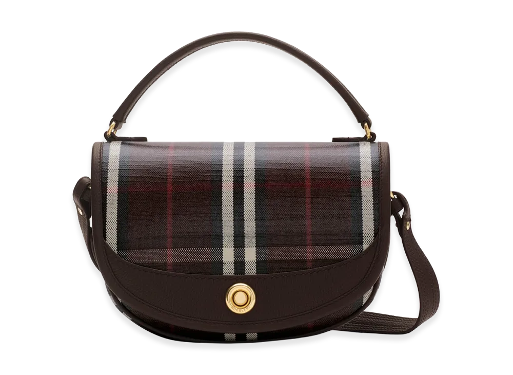 Burberry Women's Highland Crossbody Bag "Mahogany Red"