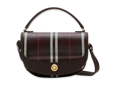Burberry Women's Highland Crossbody Bag "Mahogany Red"
