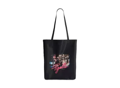 BALENCIAGA Souvenir Medium Shopping Tote Bag in Nylon "Pink/Black"