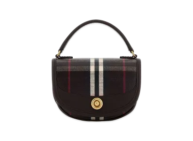 Burberry Women's Printed Canvas Mini Highlands Handbag "Brown"