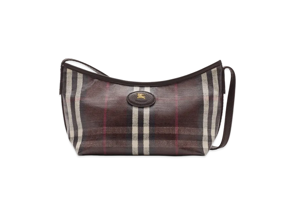 Burberry Women's Mini Highland Shoulder Bag "Mahogany Red"