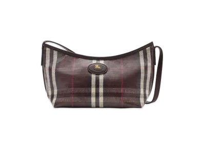 Burberry Women's Mini Highland Shoulder Bag "Mahogany Red"