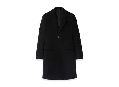 Burberry Wool Tailored Coat "Black"