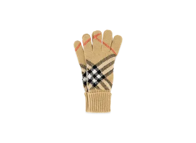 Burberry Embroidered Cashmere Blend Gloves "Printed"