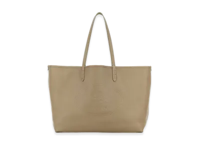 Burberry Women's Cappuccino Leather Shopping Bag "Beige"