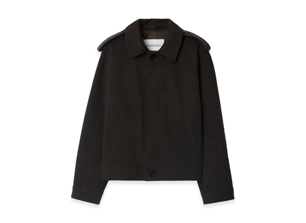 Burberry Cashmere Jacket "Cog Brown Melange"
