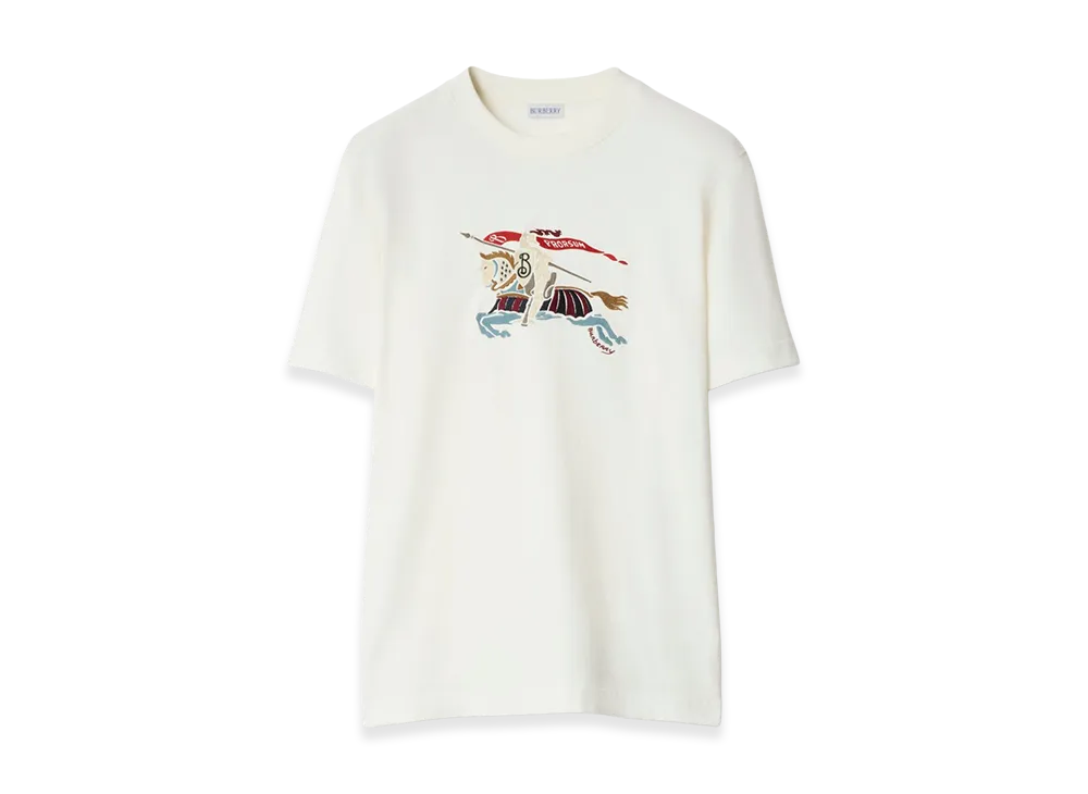 Burberry EKD Cotton Tee "Chalk White"