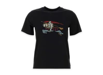 Burberry Women's Cotton T-Shirt "Black"