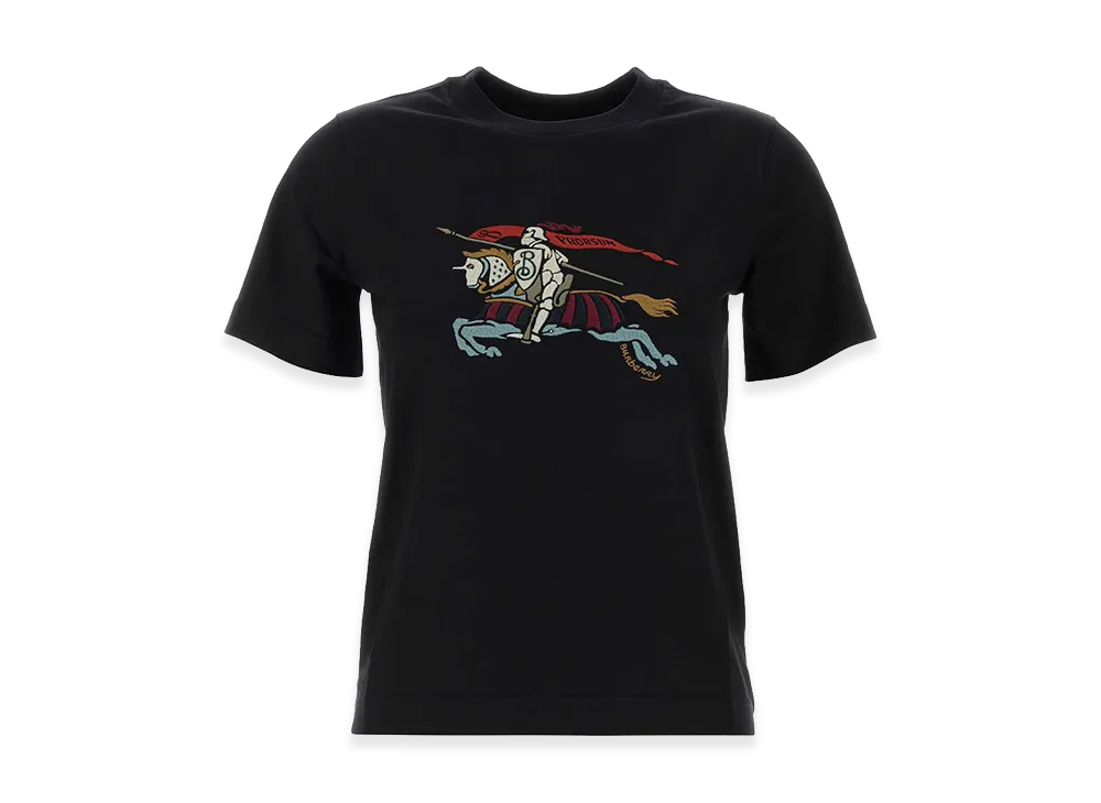 Burberry Women's Cotton T-Shirt "Black"