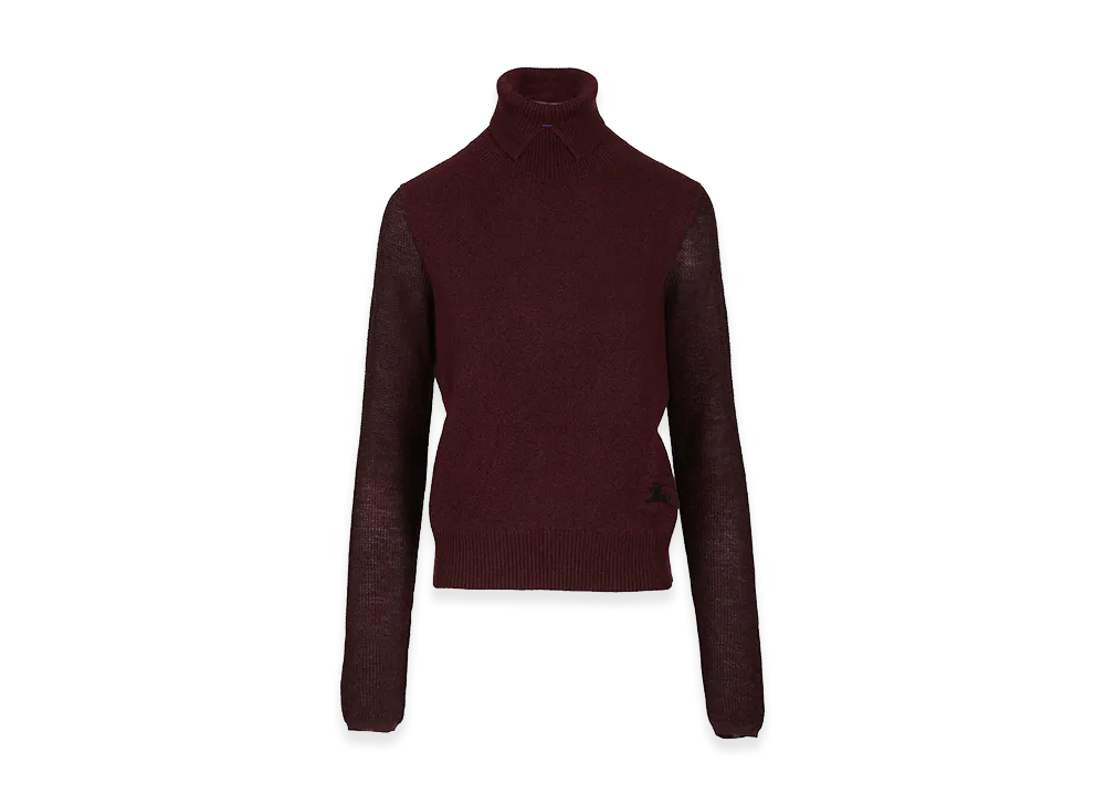 Burberry Women's Wool Blend Sweater "Bordeaux"