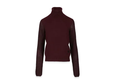 Burberry Women's Wool Blend Sweater "Bordeaux"