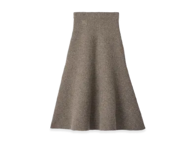 Burberry Women's Wool Blend Skirt "Beige Melange"