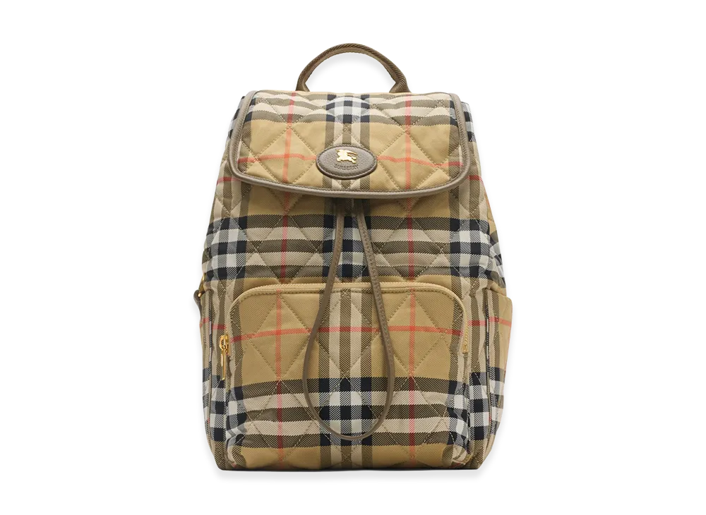 Burberry Women's Horseshoe Backpack "Sand Beige"