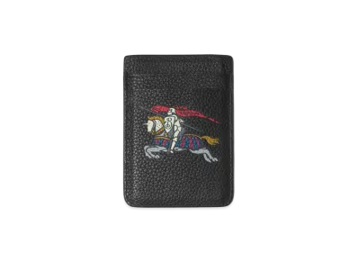 Burberry EKD Magnetic Card Case "Black"