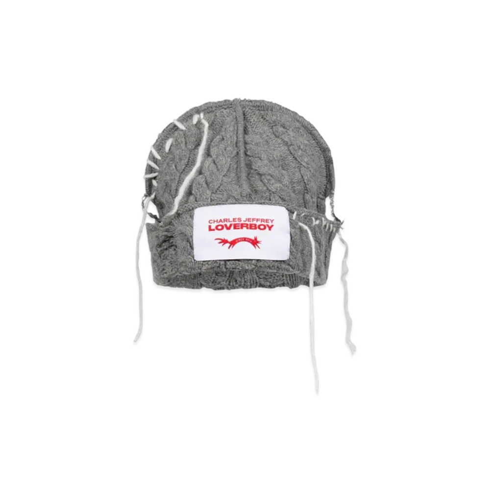 Charles Jeffrey Loverboy Cable Beanie "Gray"