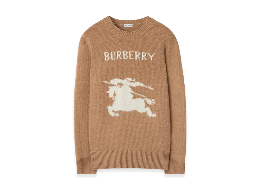 Burberry EKD Wool Cashmere Sweater "Camel"