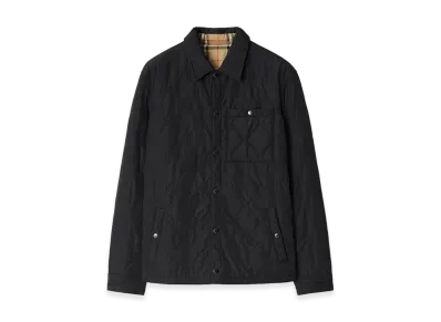 Burberry Reversible Quilted Nylon Overshirt "Black"