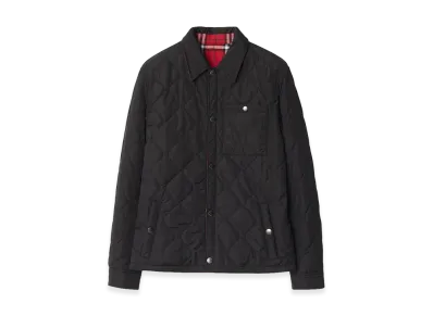 Burberry Reversible Quilted Nylon Overshirt "Black"