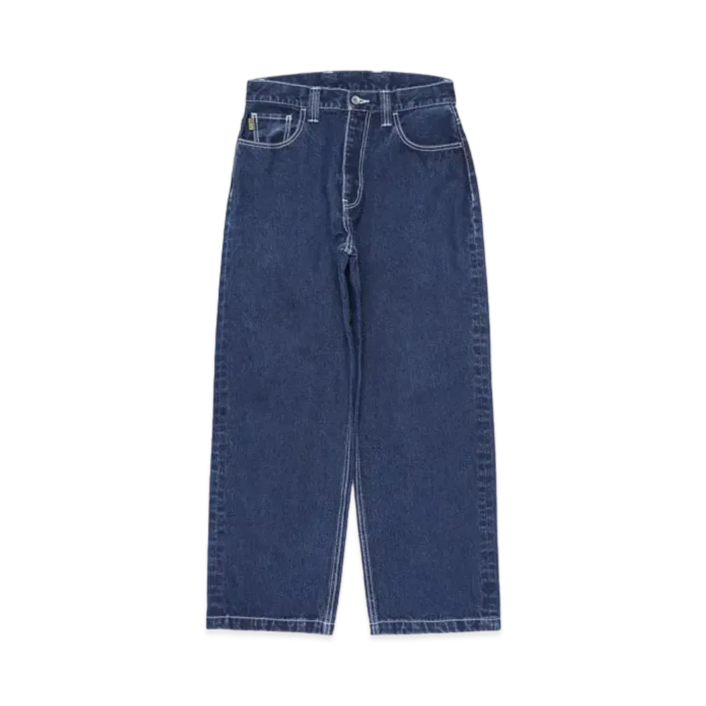 FR2 Logo Wide Denim Pants "Indigo Blue"