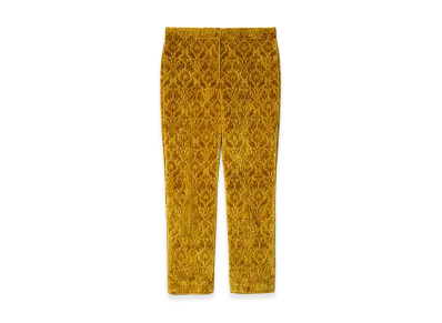 Burberry Women's Baroque Velvet Tailored Trousers "Pear Yellow"