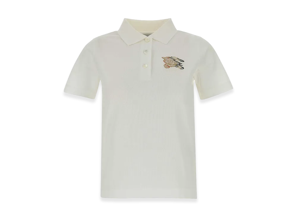 Burberry Women's Piquet Polo Shirt "White"