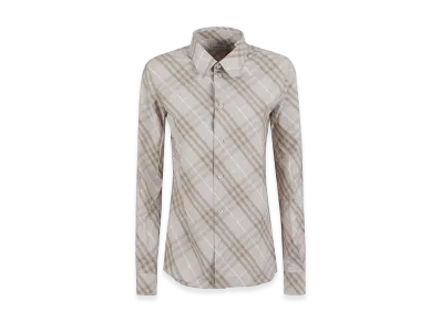 Burberry Women's W Woven Shirt "Gray"
