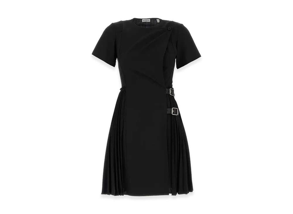 Burberry Women's Polyester Blend Mini Dress "Black"
