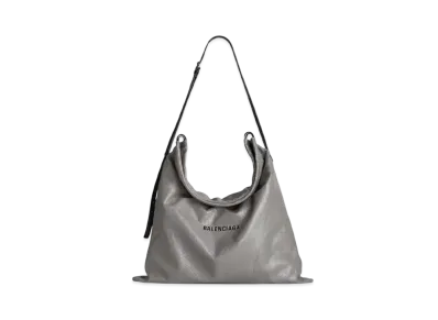 BALENCIAGA Shopper Large Dust Bag Crossbody Pouch "Gray"