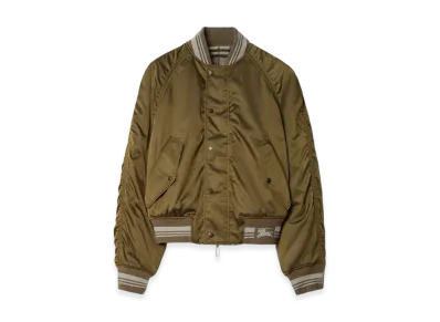 Burberry Reversible Nylon Bomber Jacket "Tent Green"