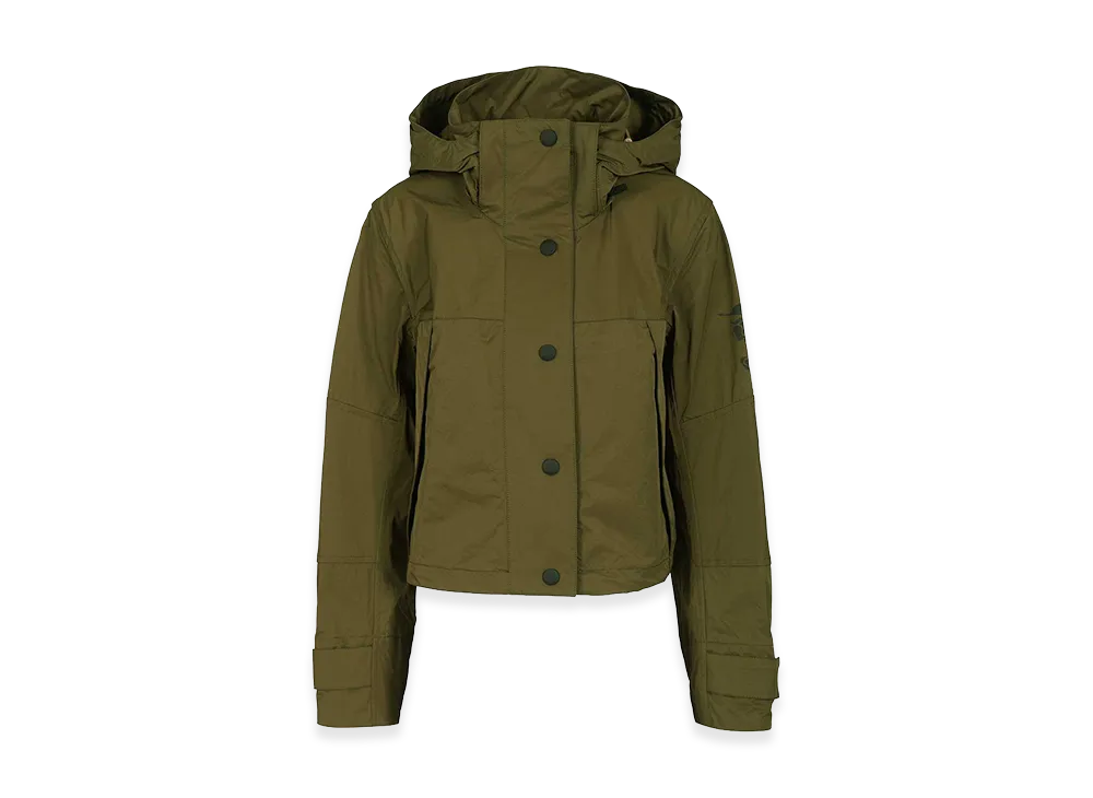 Burberry Women's Norwood Cropped Nylon Jacket "Green"