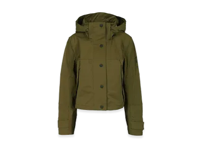Burberry Women's Norwood Cropped Nylon Jacket "Green"