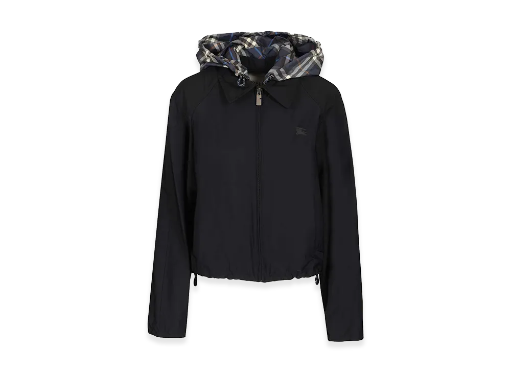 Burberry Women's Newcott Short Hooded Jacket "Dark Blue"