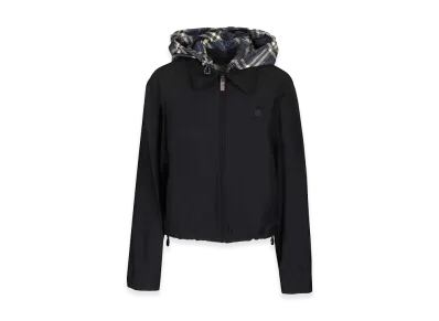 Burberry Women's Stretch Nylon Newcott Jacket "Dark Blue"
