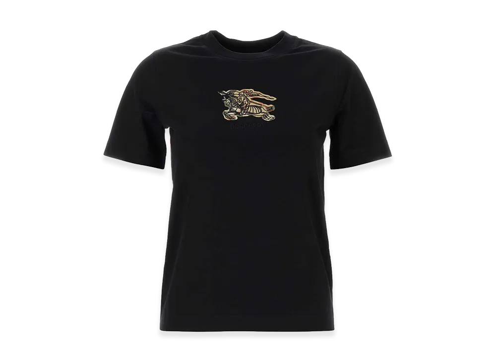 Burberry Women's Cotton T-Shirt "Black"