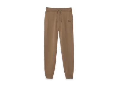 Burberry Women's Wool Blend Track Pants "Camel"