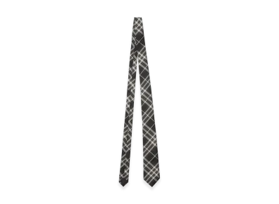 Burberry Check Silk Tie "Black/White"