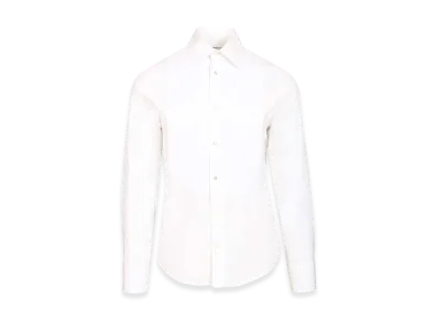 Burberry Slim-Fit Cotton Tuxedo Shirt "White"