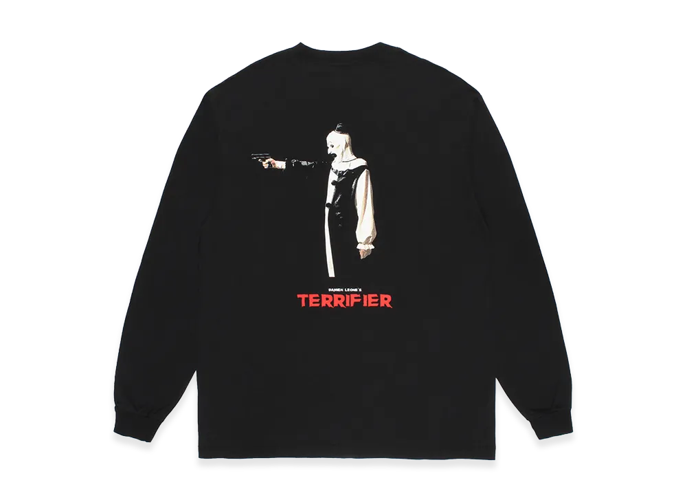 WACKO MARIA x Terrifier Washed Heavy Weight Long Sleeve T-Shirt "Black"
