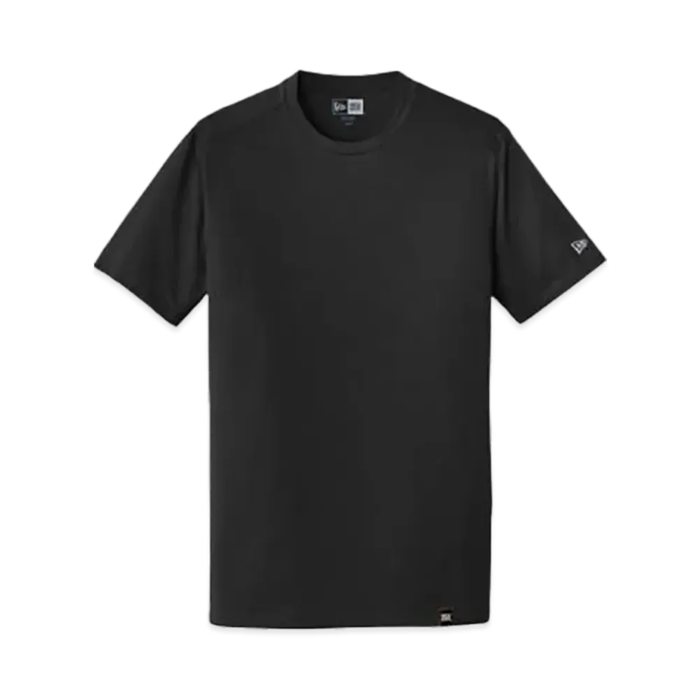NEW ERA T NEA100 7 Heritage Blend Crew Tee "Black"