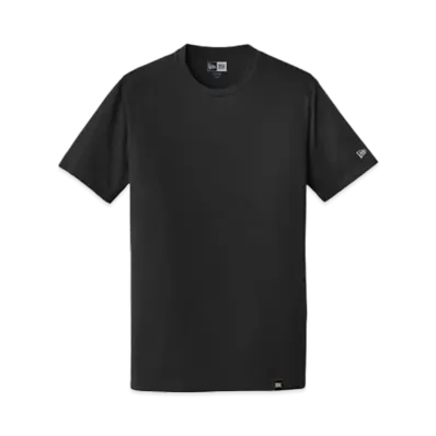 NEW ERA T NEA100 7 Heritage Blend Crew Tee "Black"
