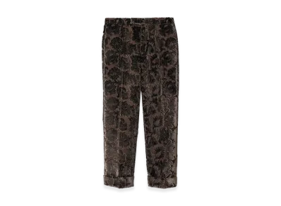 Burberry Vine Velvet Tailored Trousers "Bear Brown"