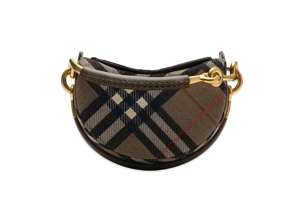 Burberry Women's Bridle Clutch Bag "Brush Brown"