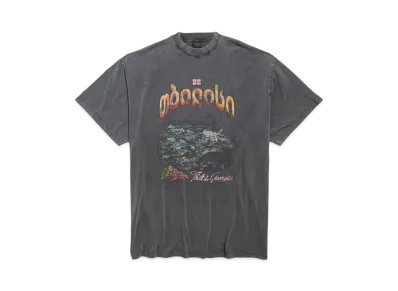 BALENCIAGA Men's Tbilisi T-Shirt Oversized "Washed Black"