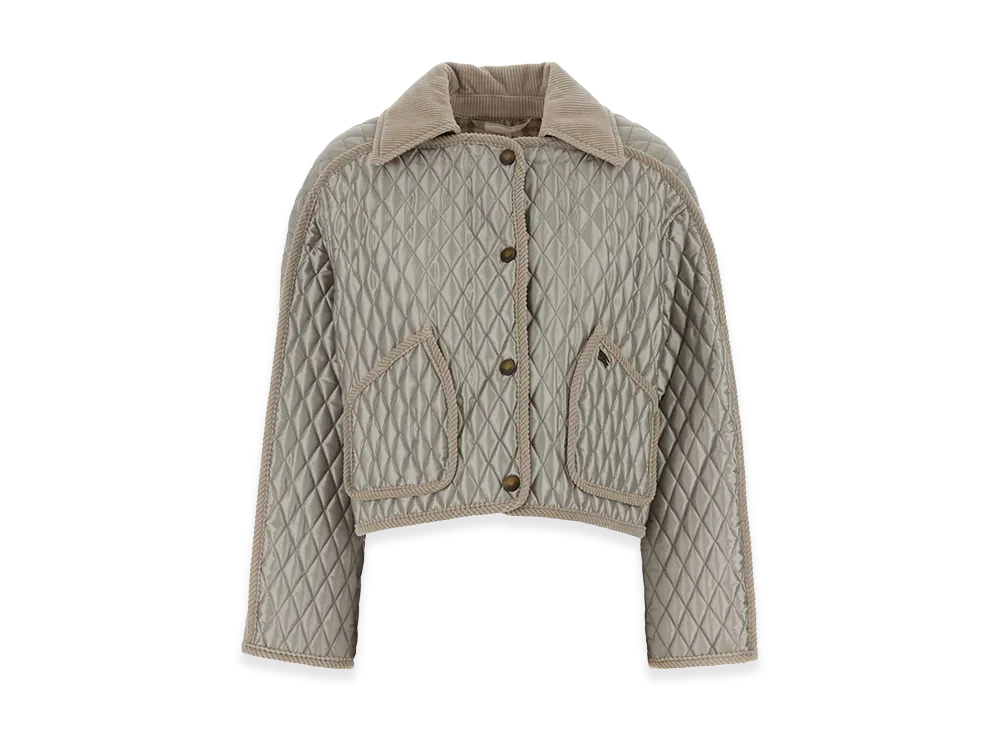 Burberry Women's Nylon Jacket "Gray"