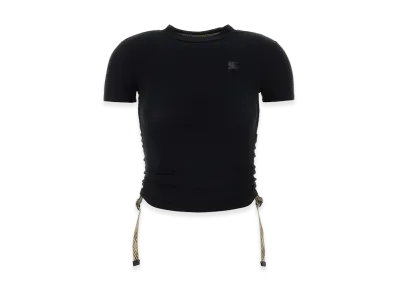 Burberry Women's Stretch Cashmere Blend T-Shirt "Black"